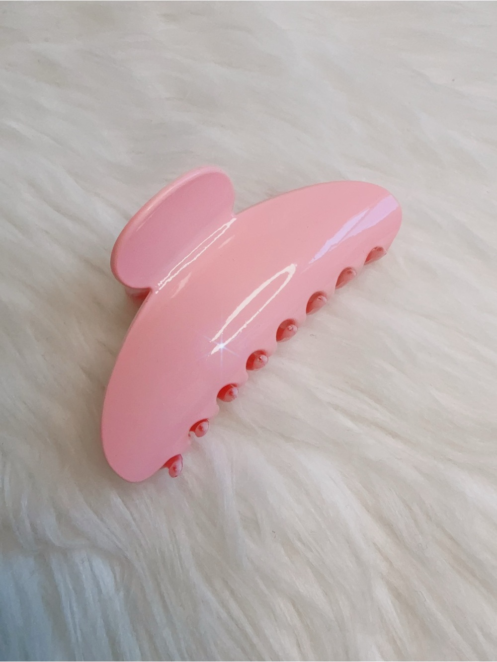 Pink Hair Claw Clip
